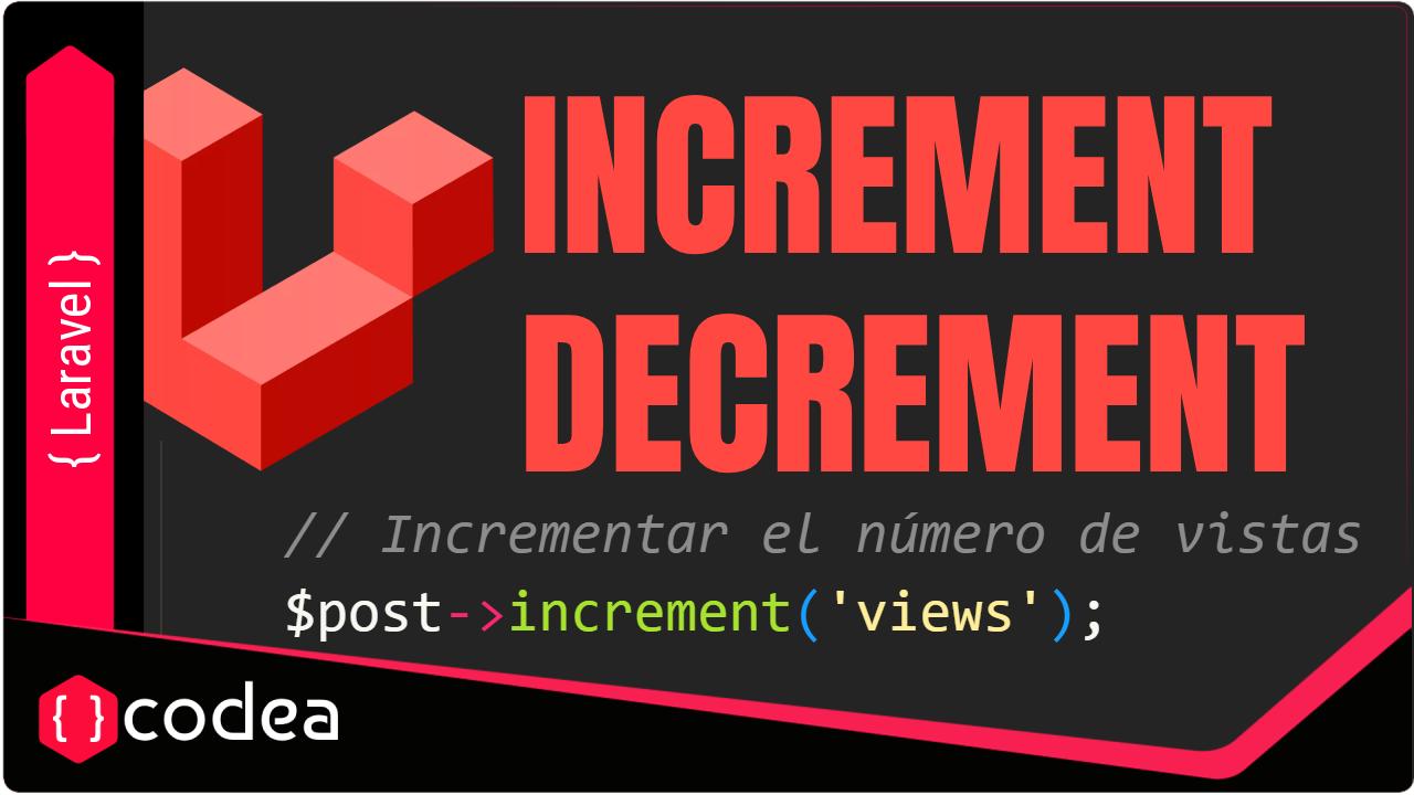 Actualizar valores incremento o disminución
