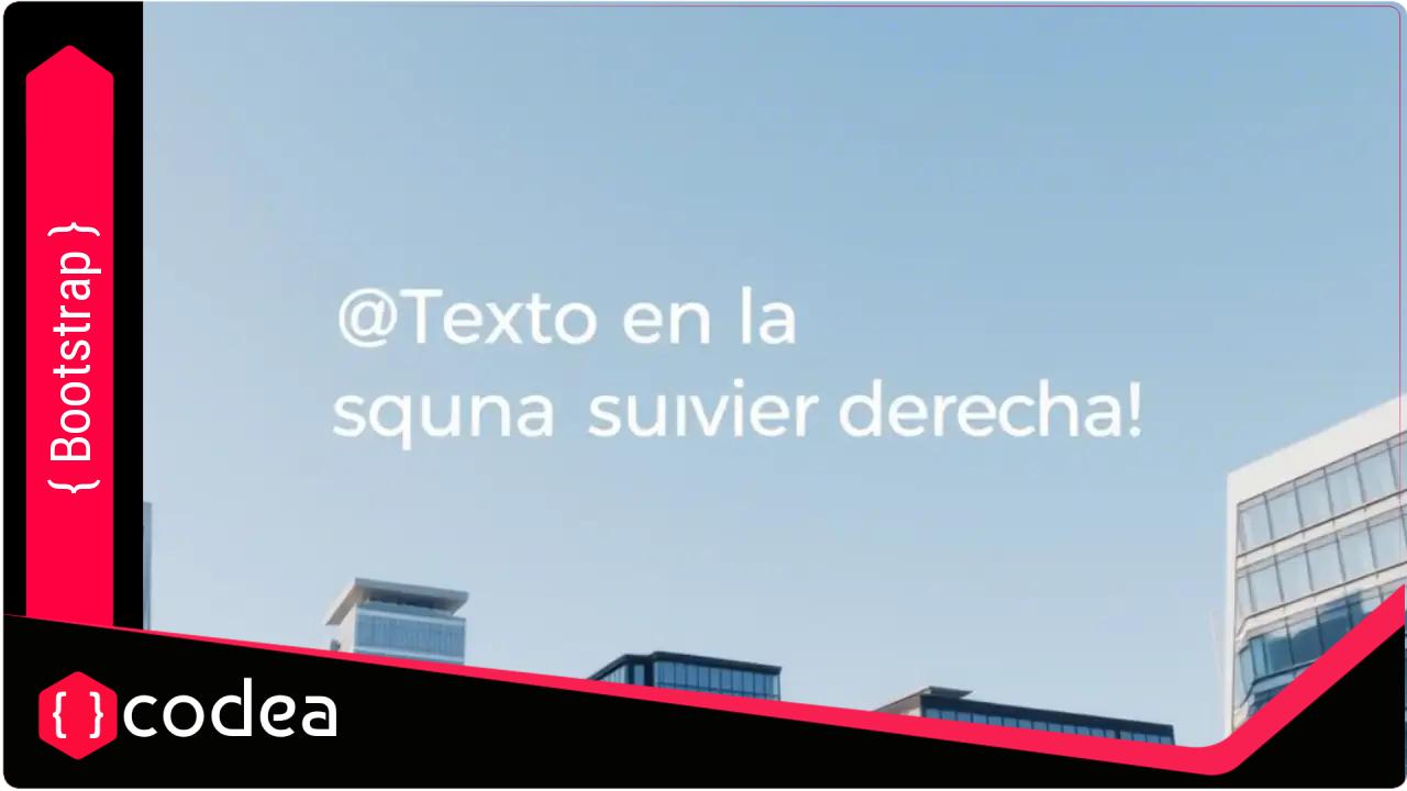 Cómo Poner un Texto Sobre una Imagen Usando Bootstrap