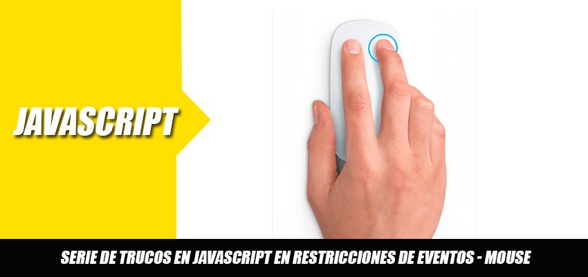 Restricciones de eventos - mouse