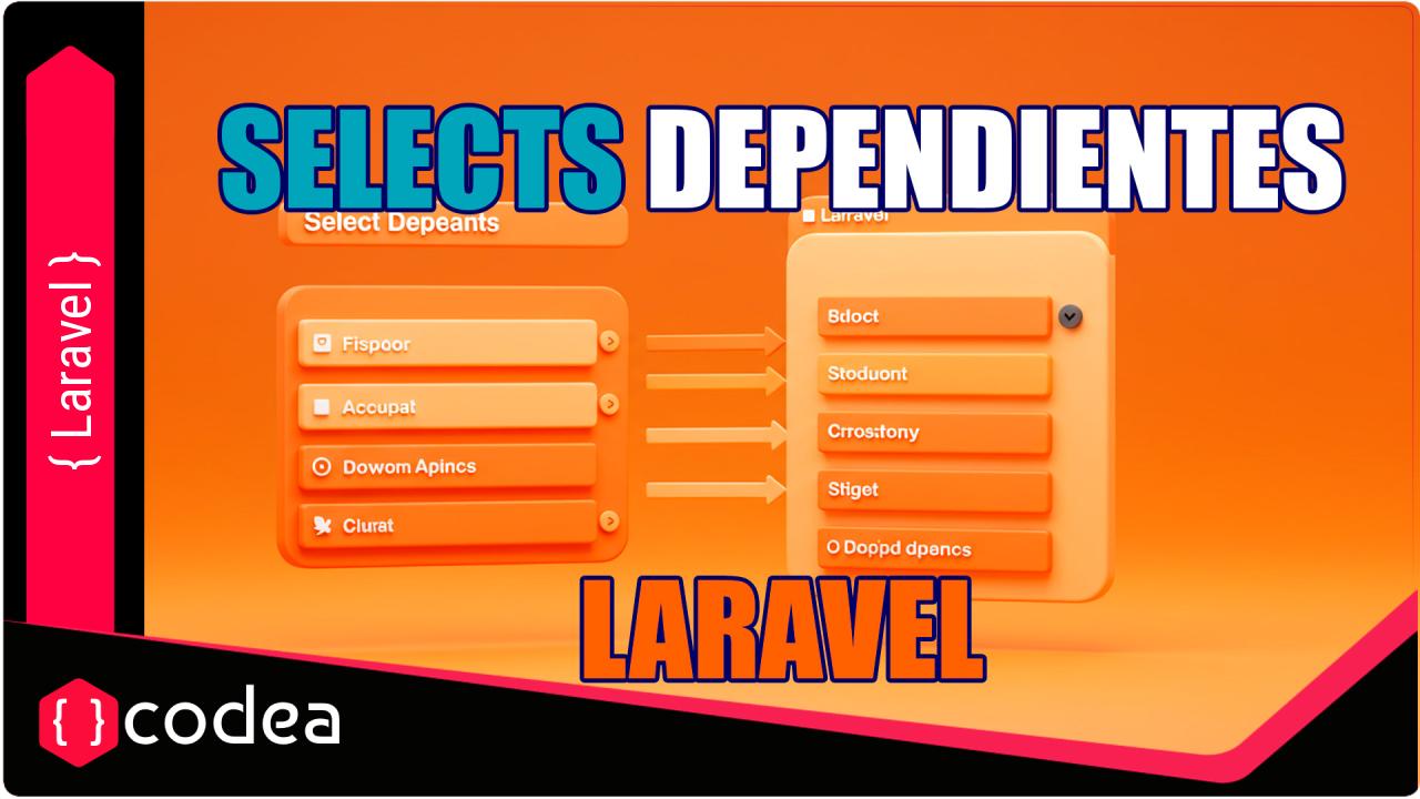 Select dinámicos en Laravel solo con JS