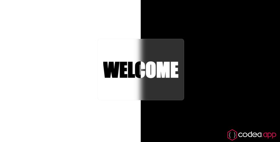 Background 50% black and white CSS