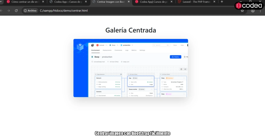 Centrar imagen con Bootstrap fácilmente