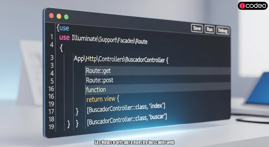 Las Rutas o urls para nuestro buscador web...2