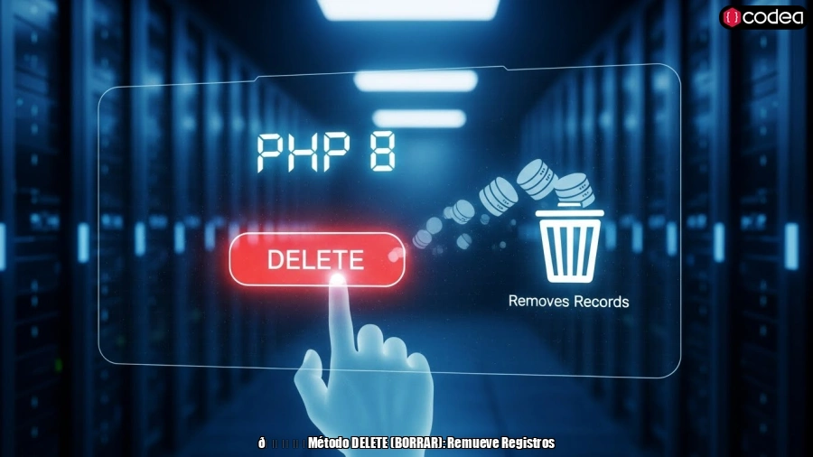 🗑️ Método DELETE (BORRAR): Remueve Registros