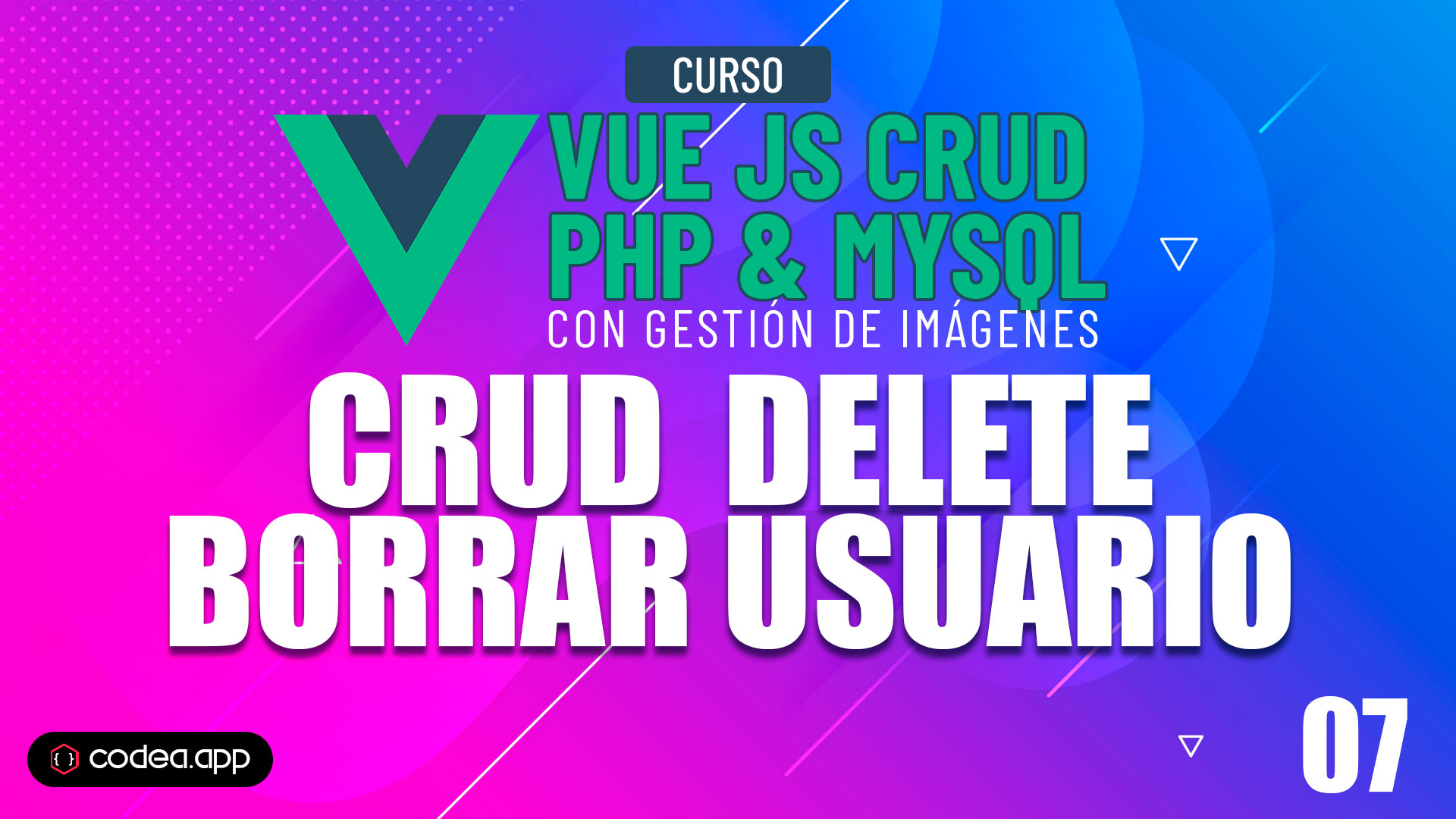 CRUD Delete | Eliminar usuario con Vue.js y axios